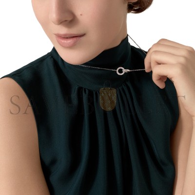 CARTIER LOVE NECKLACE, PAVED B7216300
